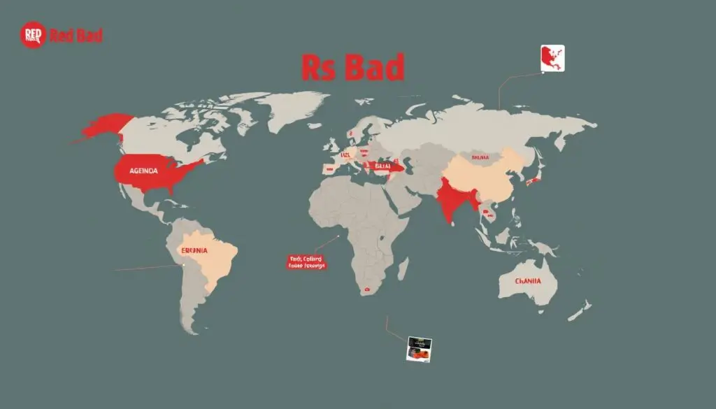 Globalne rozprzestrzenianie się marki Red is Bad i jej lokalnych interpretacji