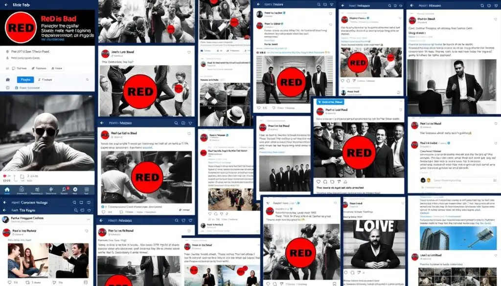 Obecność marki Red is Bad w mediach społecznościowych i kulturze popularnej