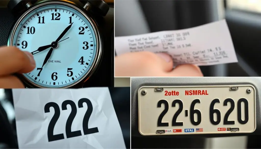 Codzienne sytuacje z pojawiającą się liczbą 222 na zegarze, paragonie i tablicy rejestracyjnej