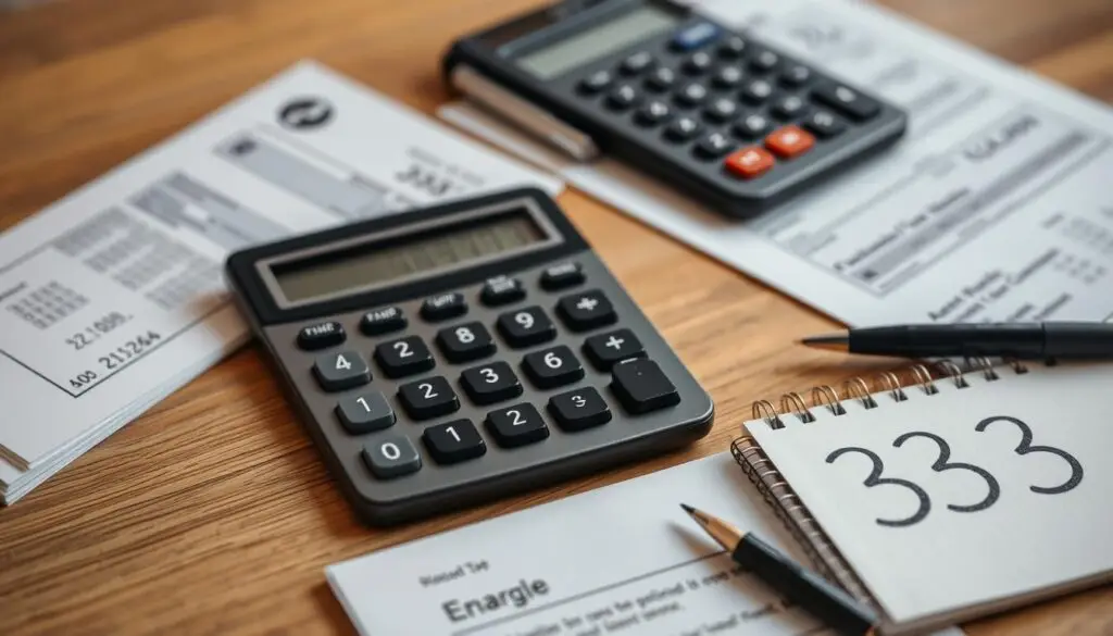 Symboliczne przedstawienie finansowej obfitości z liczbą 333, ilustrujące wpływ anielskiej liczby na sferę materialną