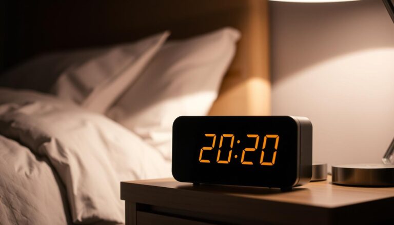 Zegar pokazujący lustrzaną godzinę 20:20 co oznacza szczególny moment synchroniczności